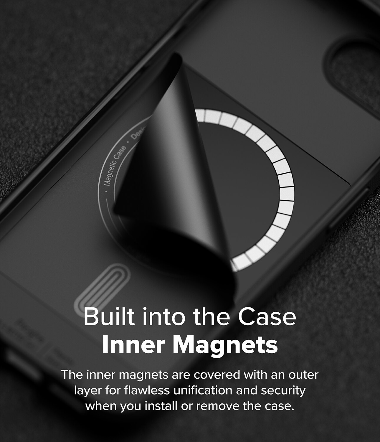 Coque Onyx Magnetic iPhone 16e, Black