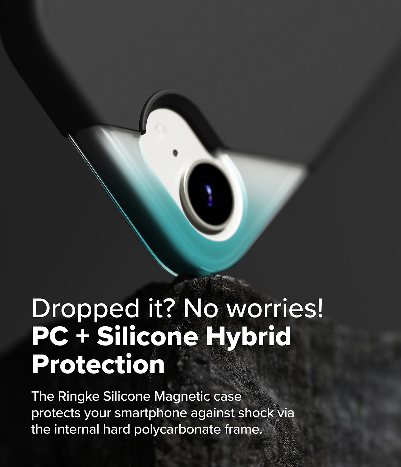 Silicone Magnetic Coque iPhone 16e Black