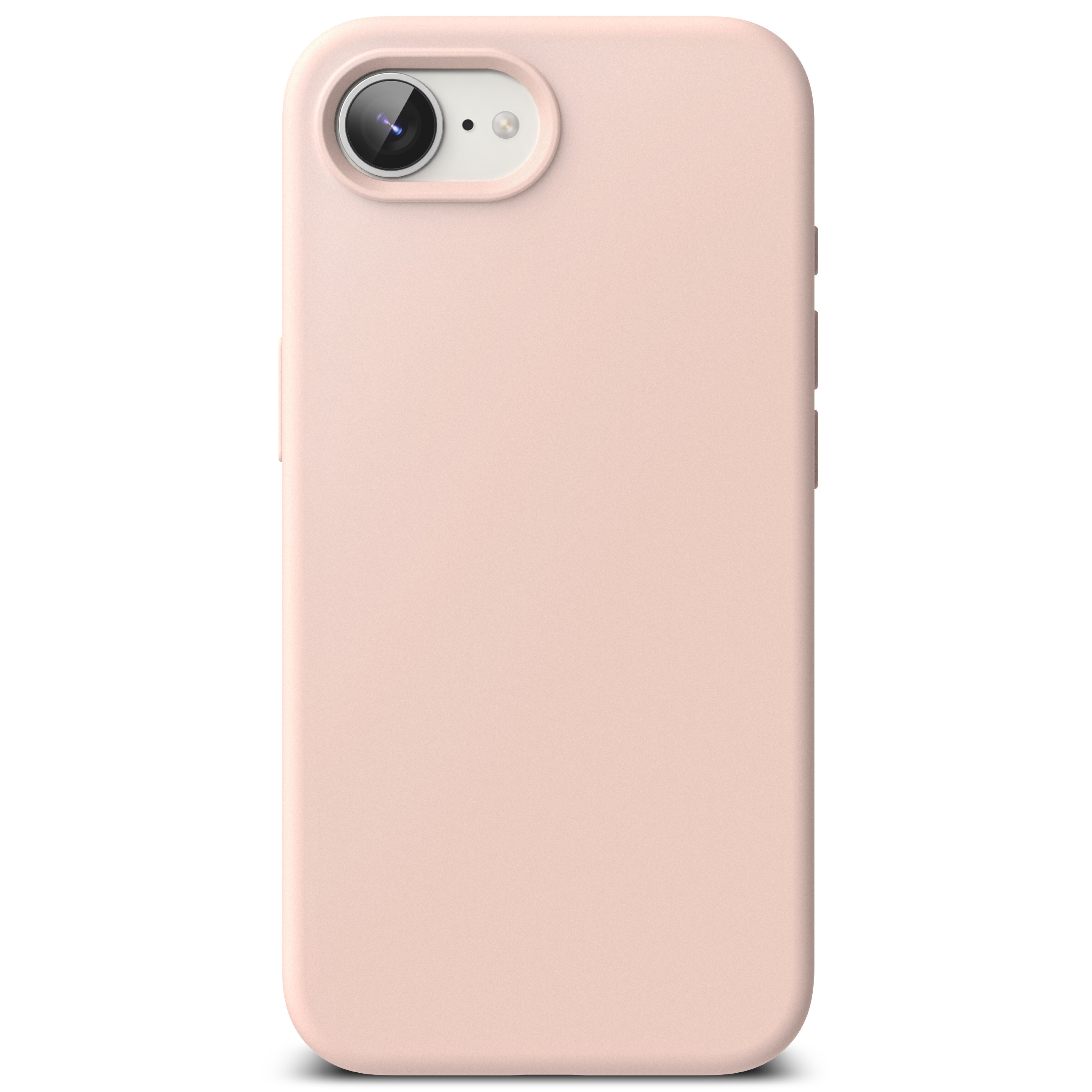 Silicone Magnetic Coque iPhone 16e Pink Sand