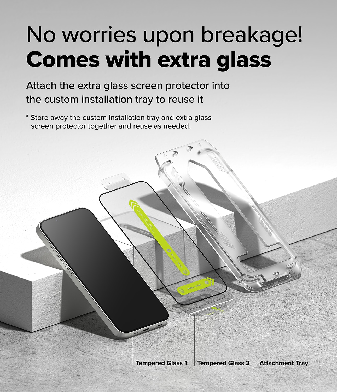 Easy Slide Glass (2 pièces) iPhone 13