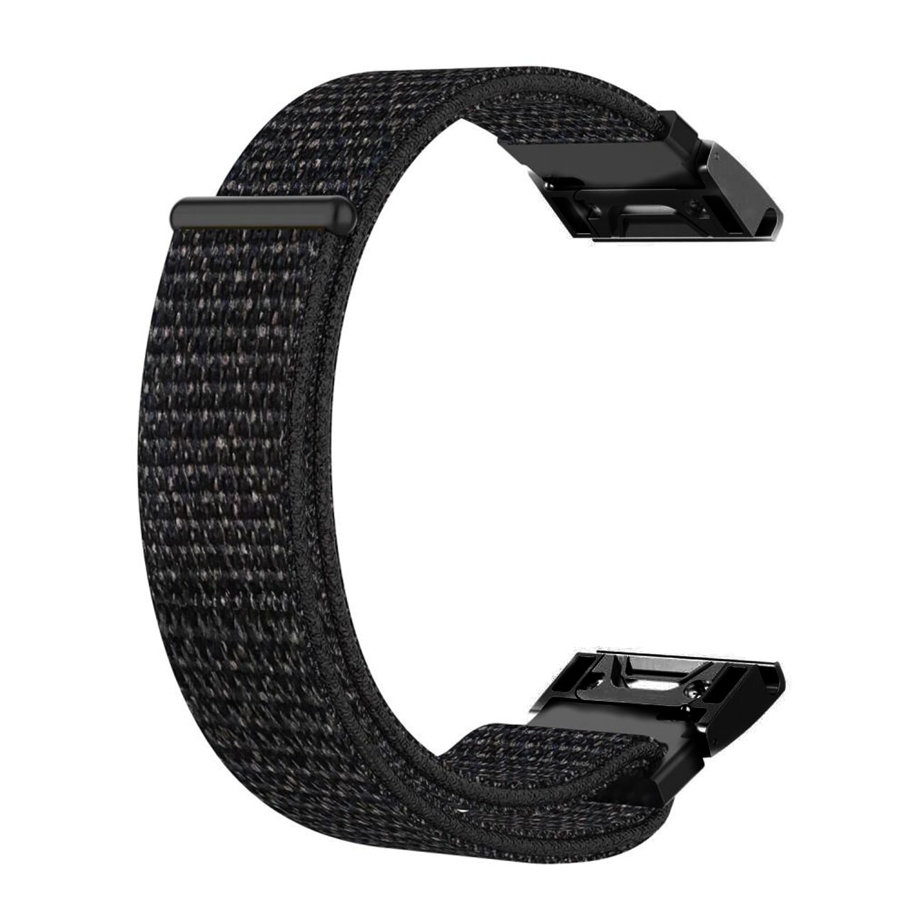 Bracelet en nylon Garmin Fenix 7S, noir