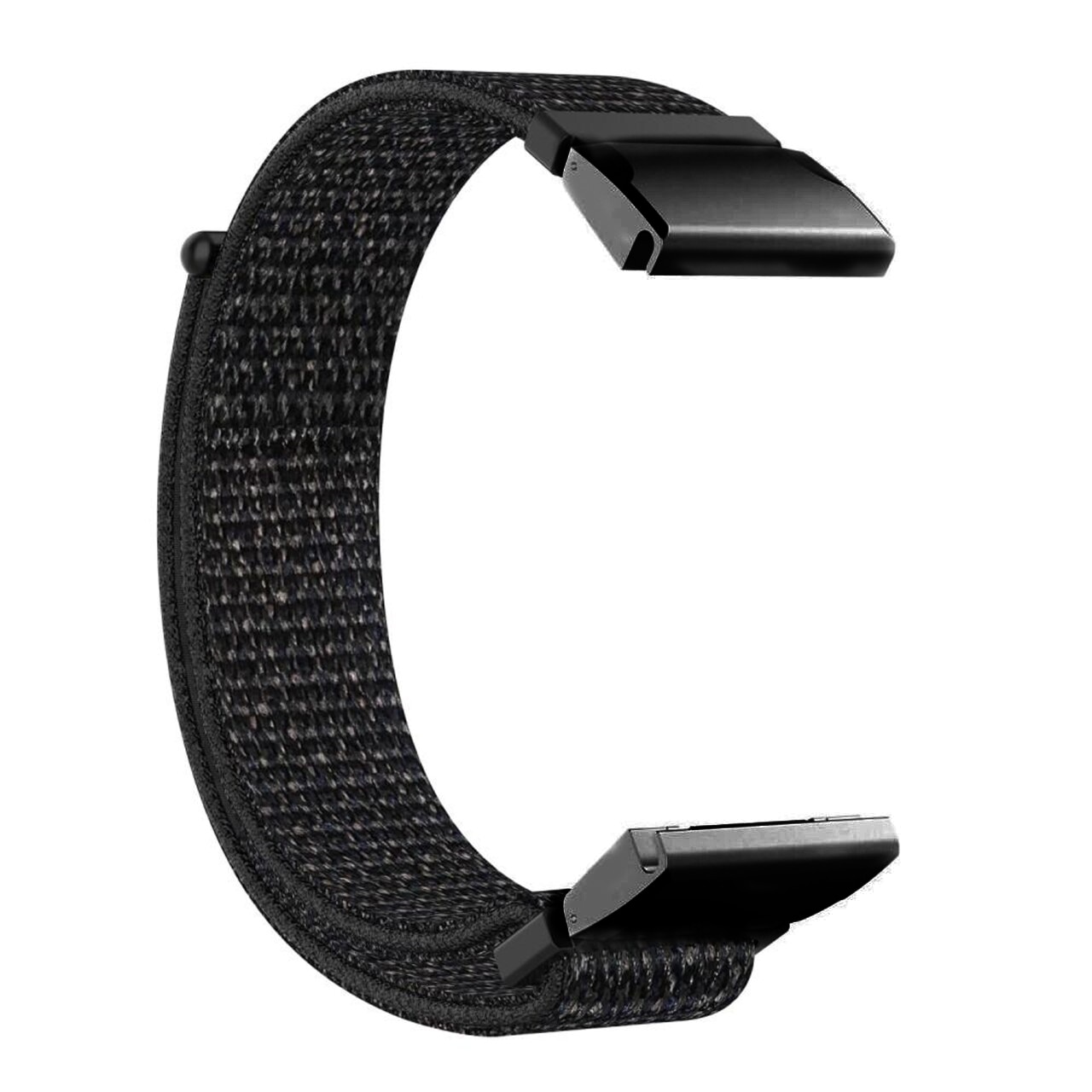 Bracelet en nylon Garmin Instinct E 40mm, Noir