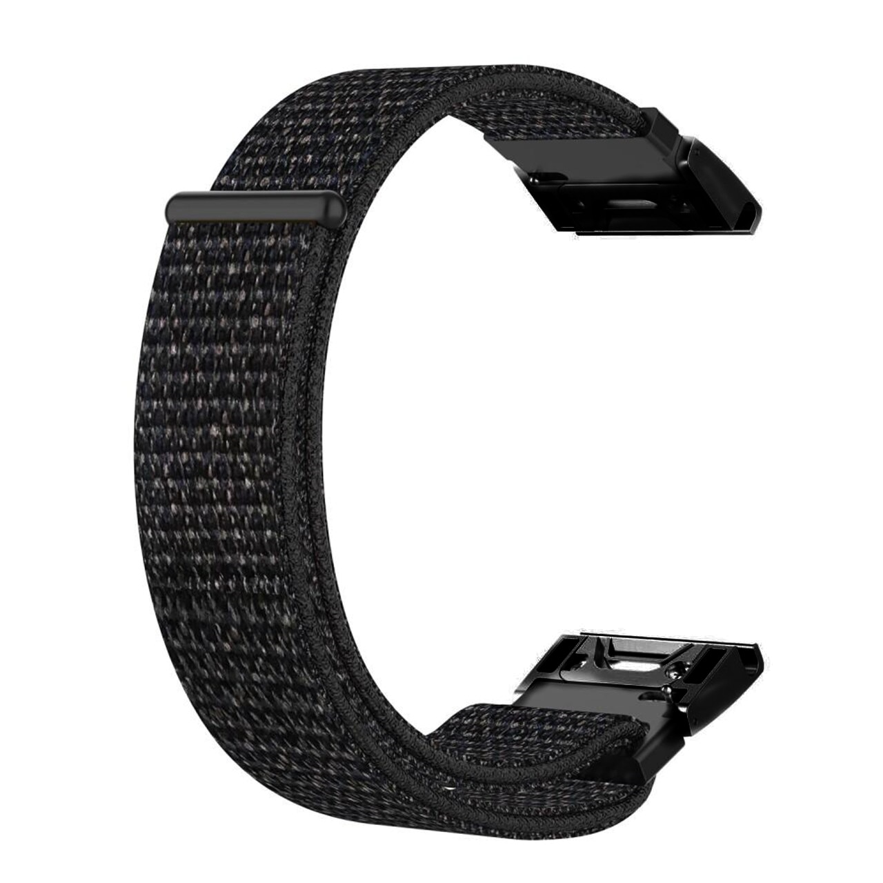 Bracelet en nylon Garmin Instinct 3 45mm, Noir