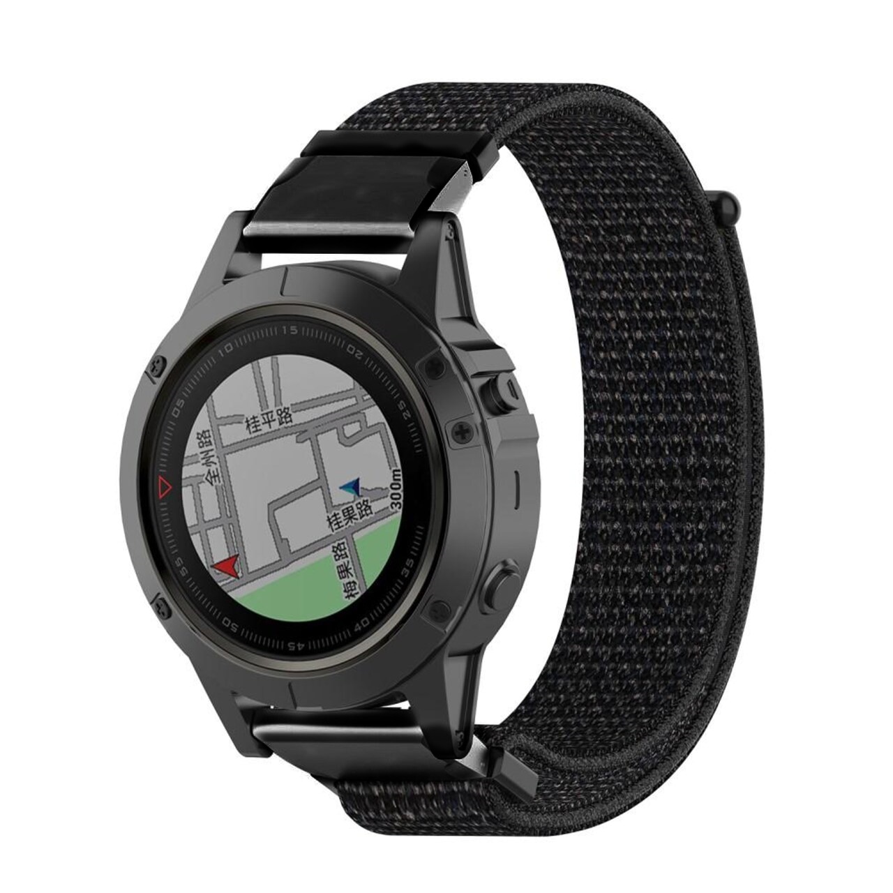 Bracelet en nylon Garmin Fenix 7X Pro, noir