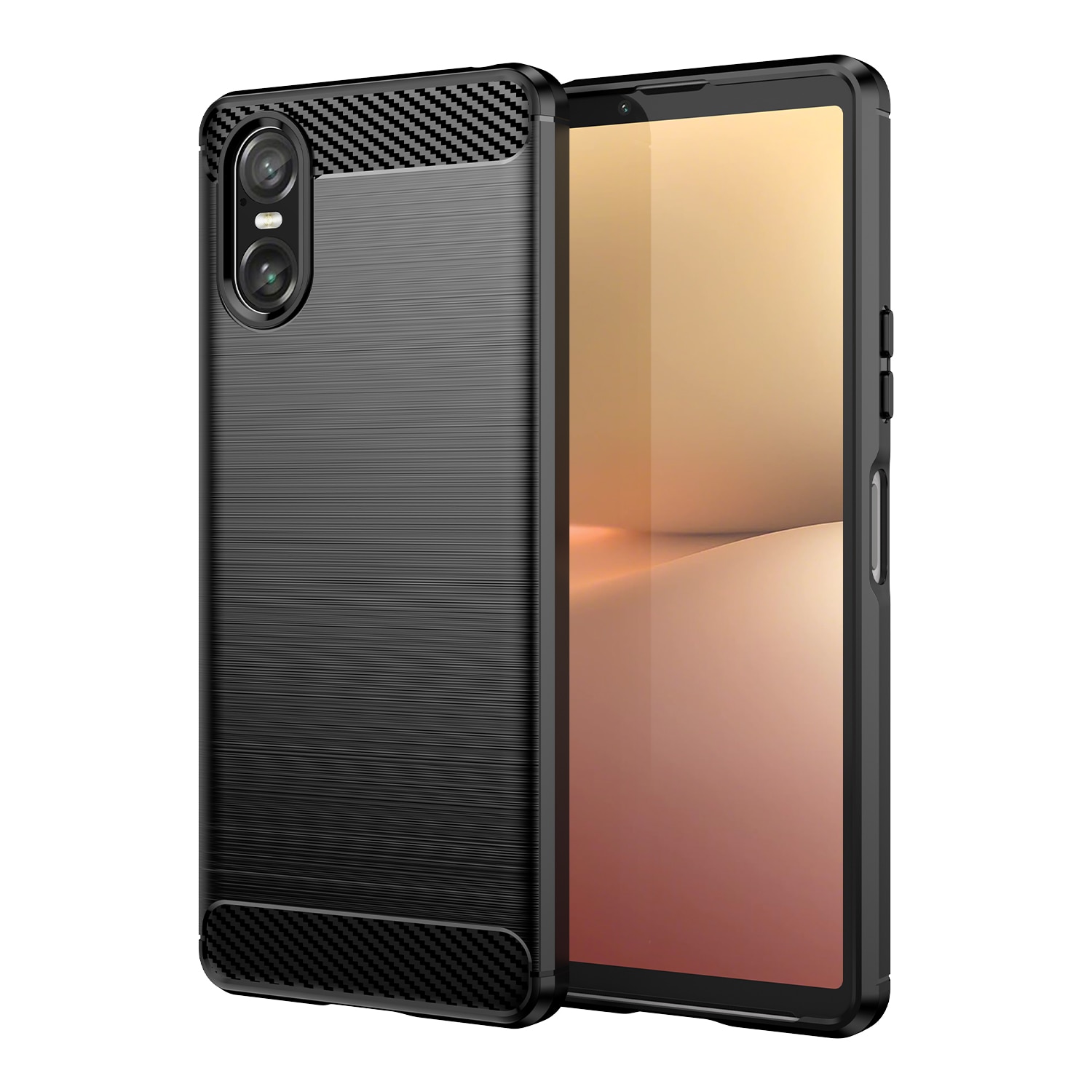 Coque TPU Brushed Sony Xperia 10 VI, Black