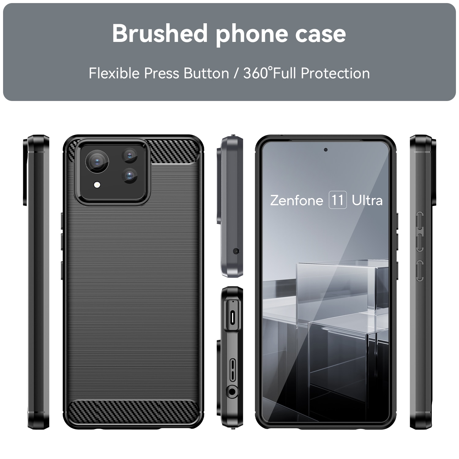 Coque TPU Brushed Asus Zenfone 11 Ultra, [FÄRG}