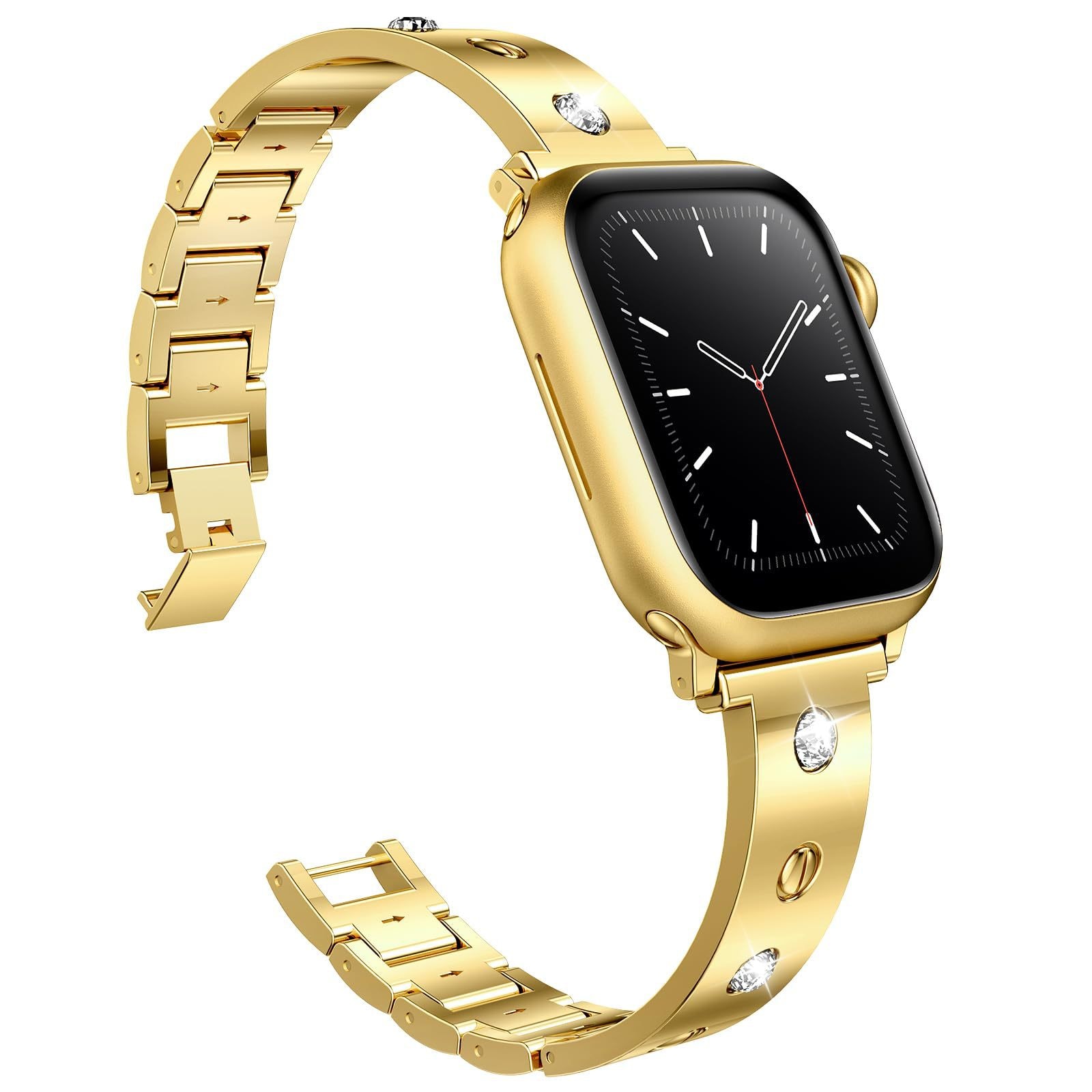 Bracelet Bangle Diamond Apple Watch 38mm, or