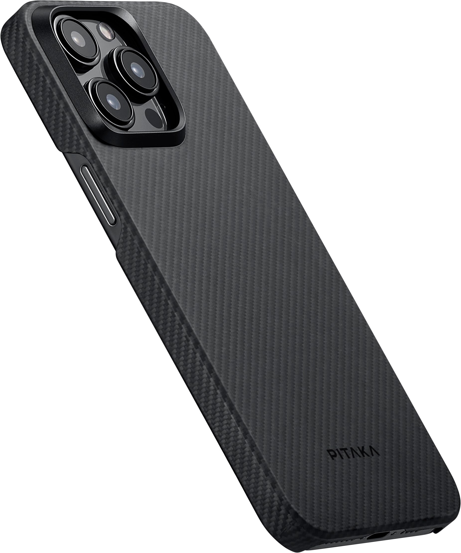 Coque MagEZ 4 600D iPhone 15 Pro Max, Black/Grey