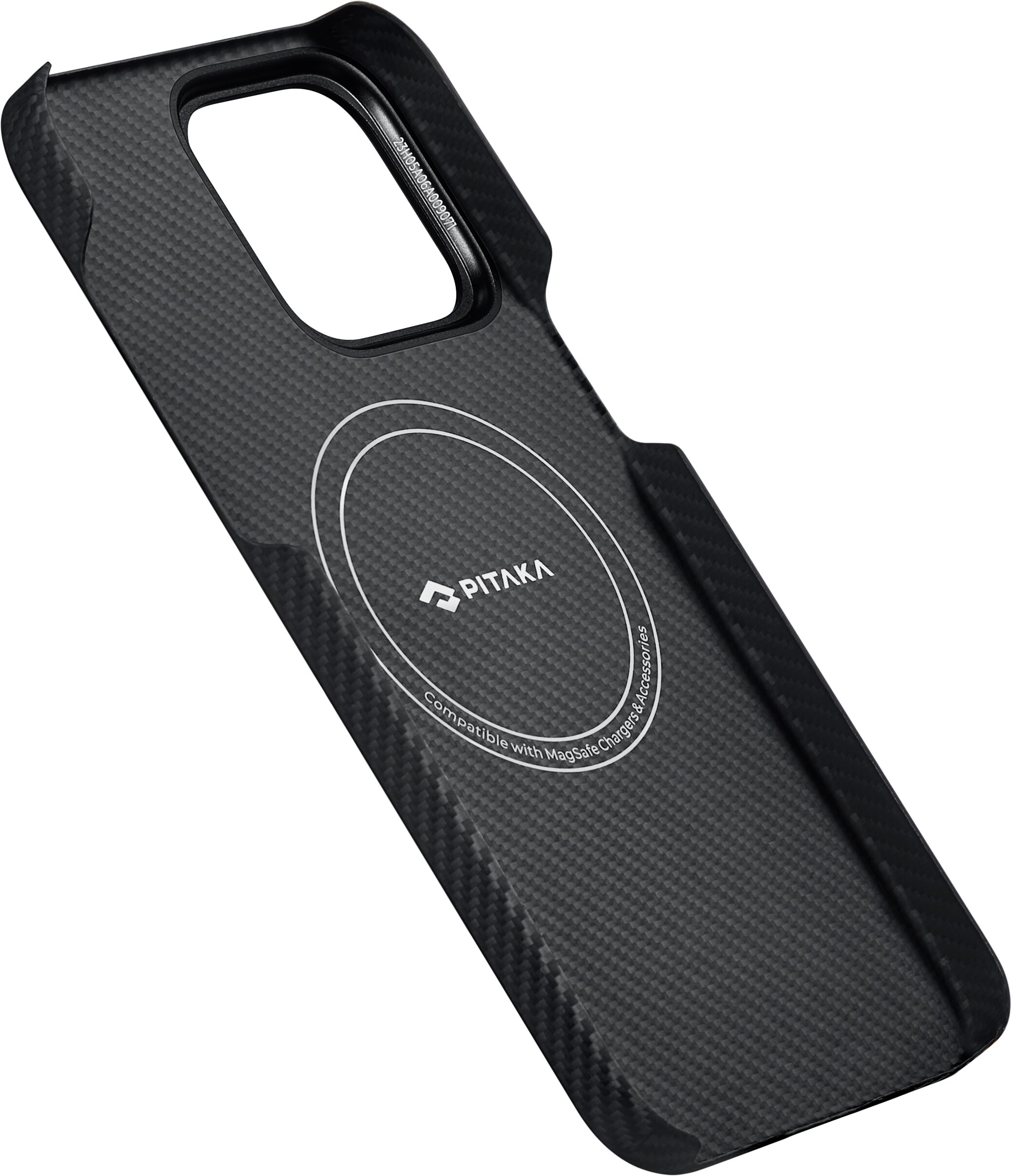 Coque MagEZ 4 600D iPhone 15 Pro Max, Black/Grey