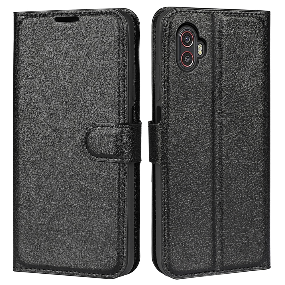 Coque portefeuille Samsung Galaxy Xcover 6 Pro, Noir