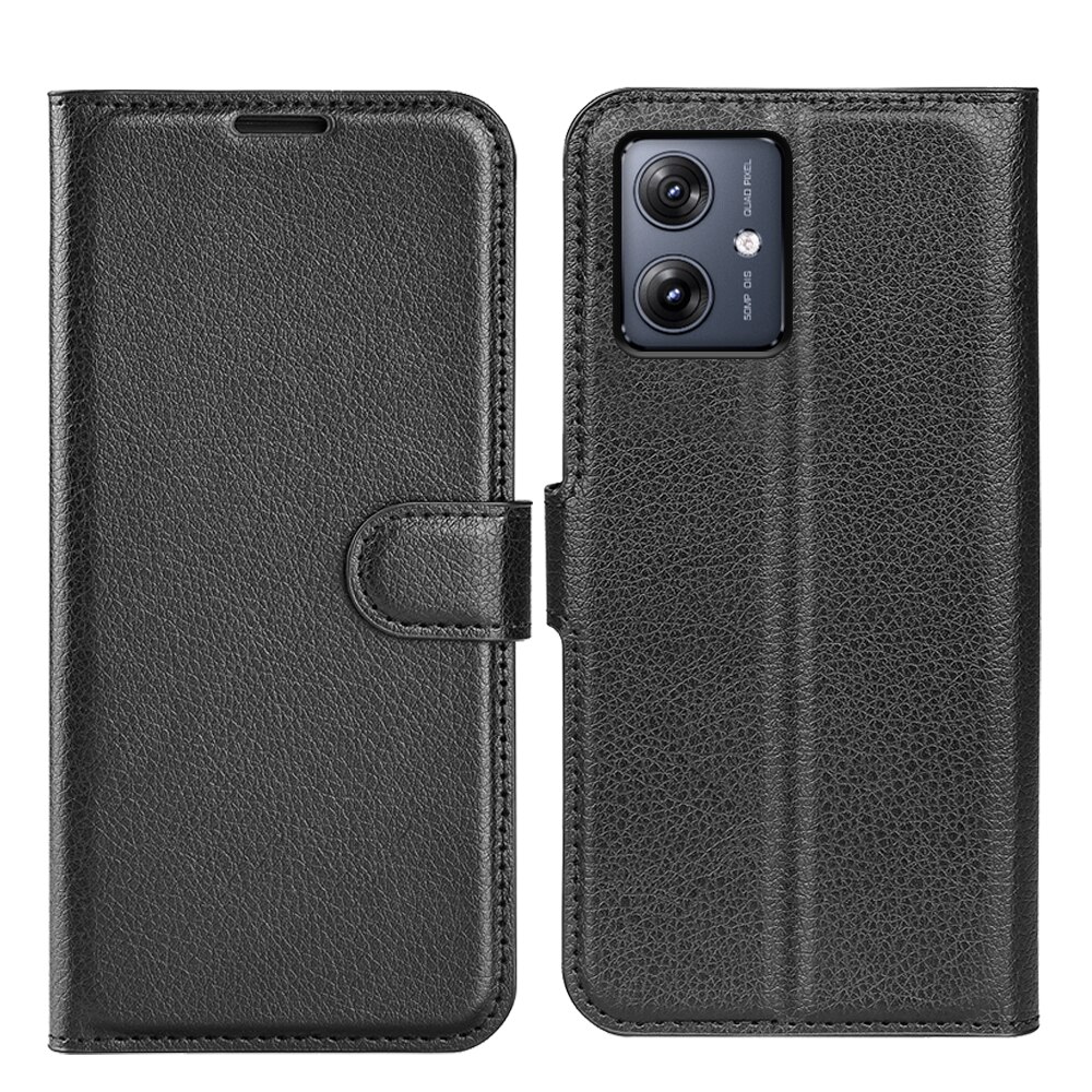 Coque portefeuille Motorola Moto G54, Noir