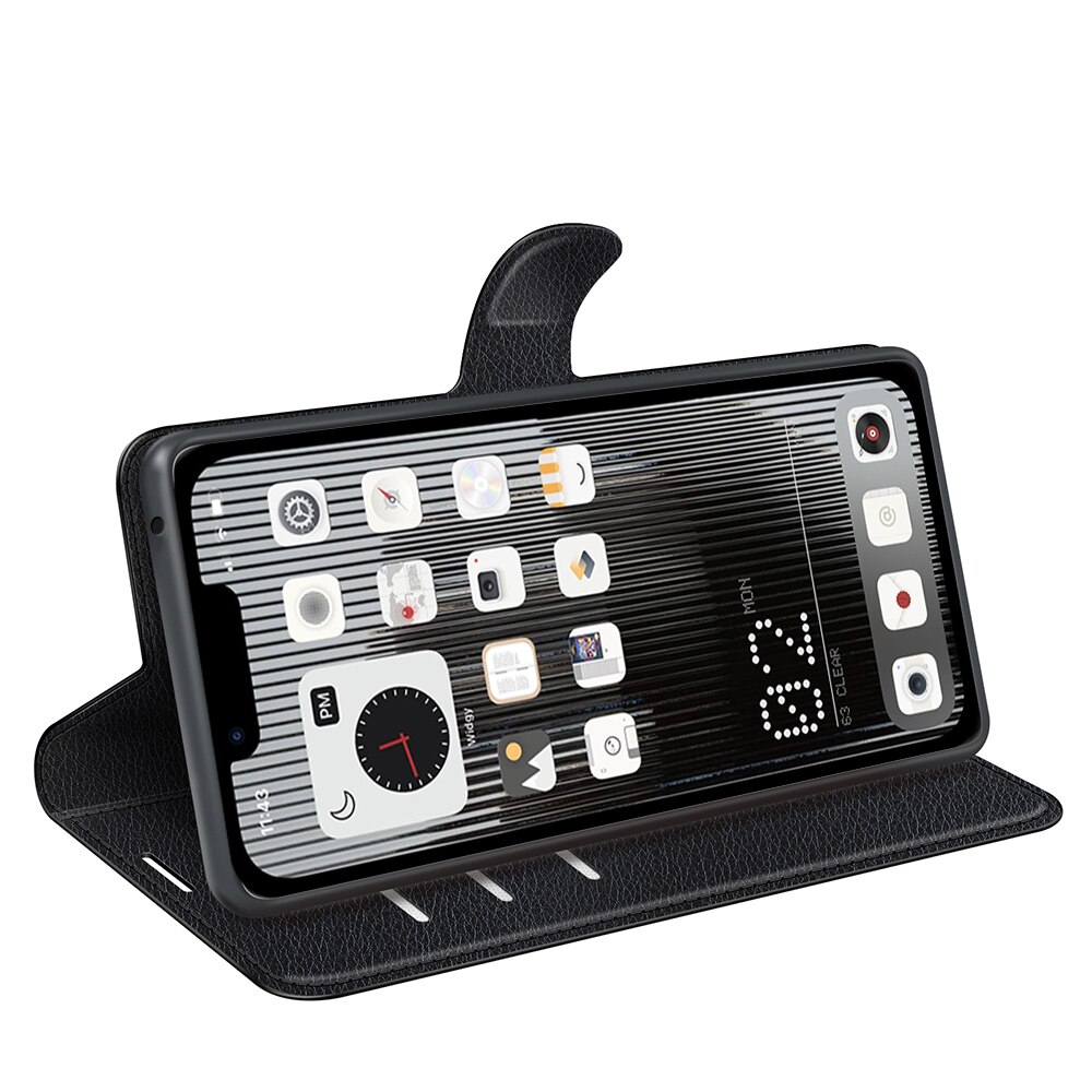 Coque portefeuille Nothing Phone 1, Noir