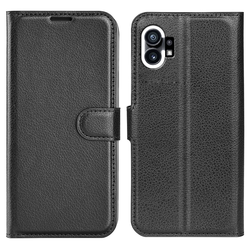 Coque portefeuille Nothing Phone 1, Noir