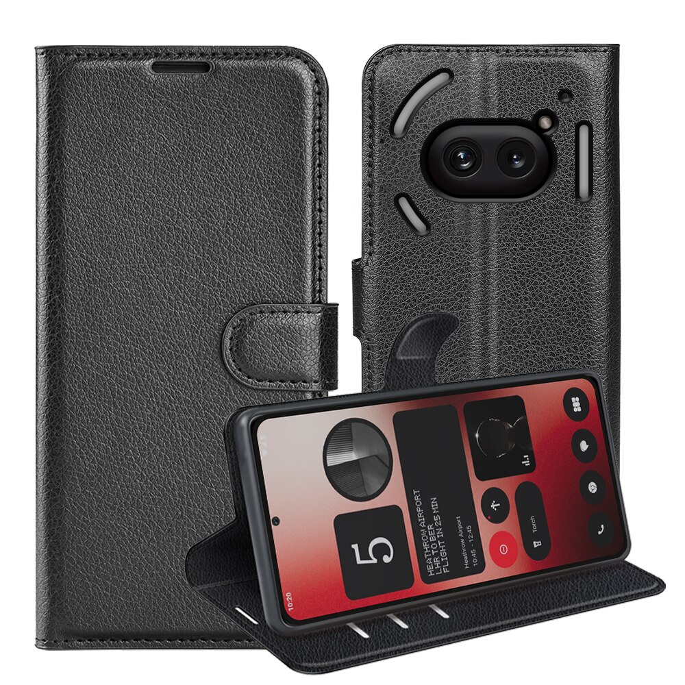 Coque portefeuille Nothing Phone 2a, Noir