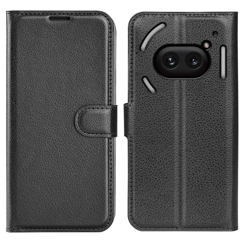 Coque portefeuille Nothing Phone 2a, Noir