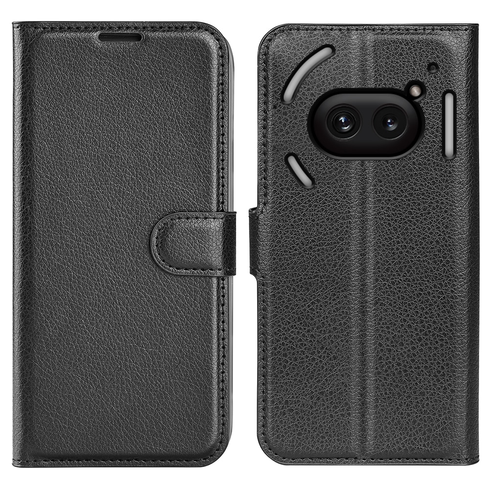 Coque portefeuille Nothing Phone 2a, noir