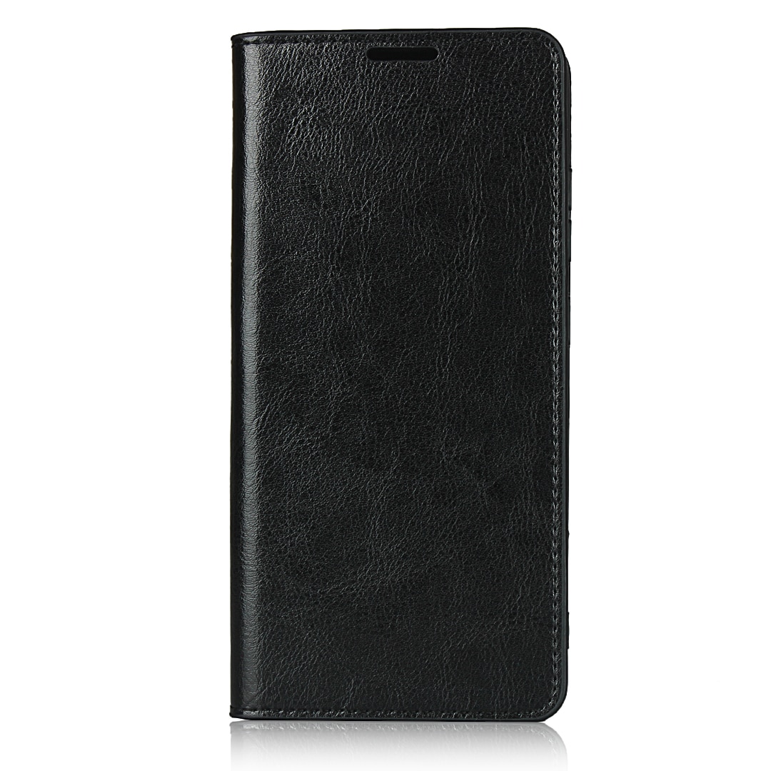 Coque portefeuille en cuir Veritable Samsung Galaxy S20 FE, Noir