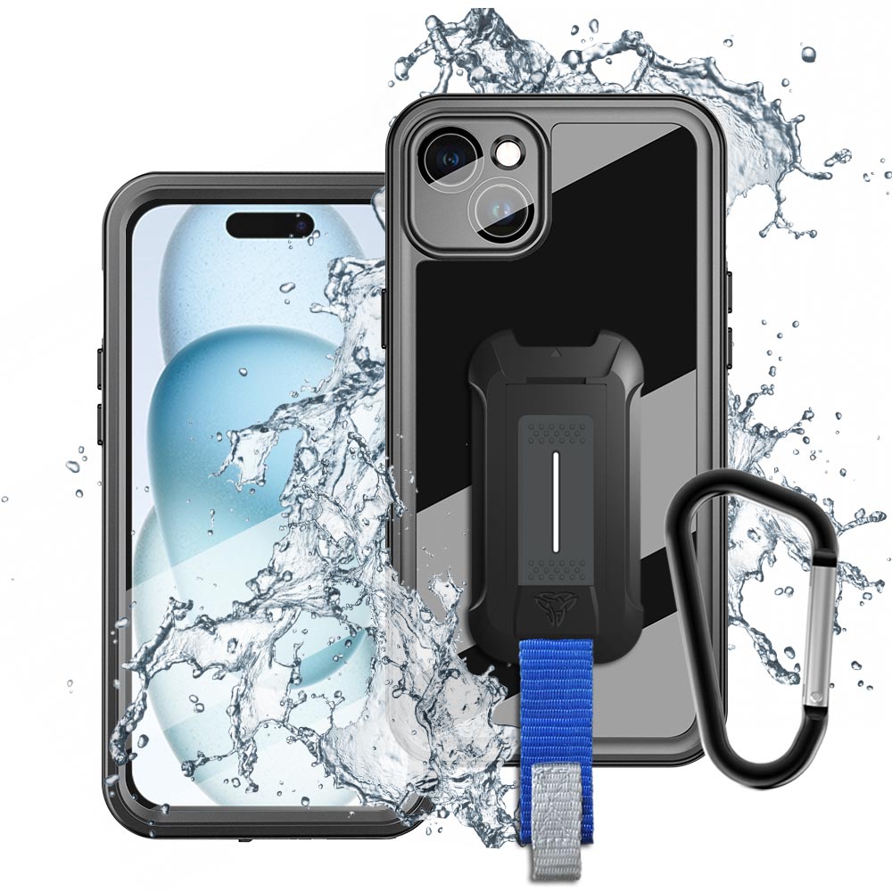 Coque MX Waterproof iPhone 15, Black