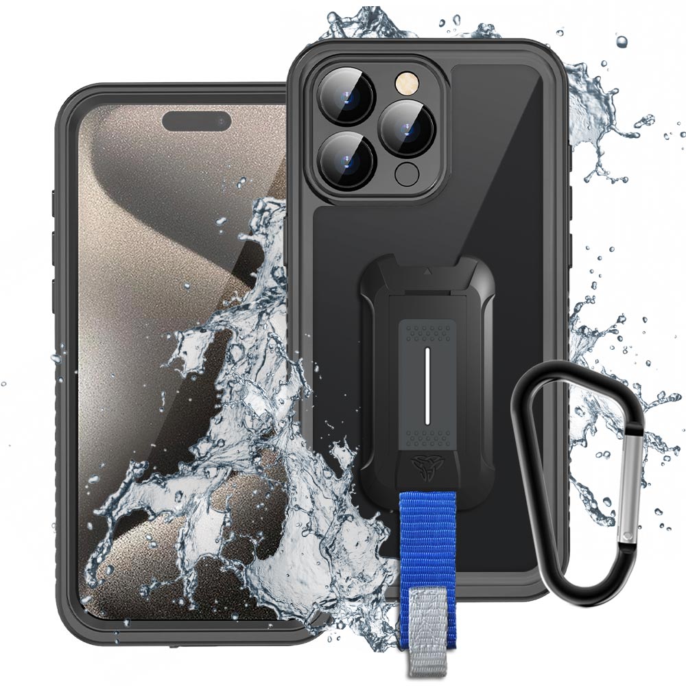 Coque MX Waterproof iPhone 15 Pro Max, Black