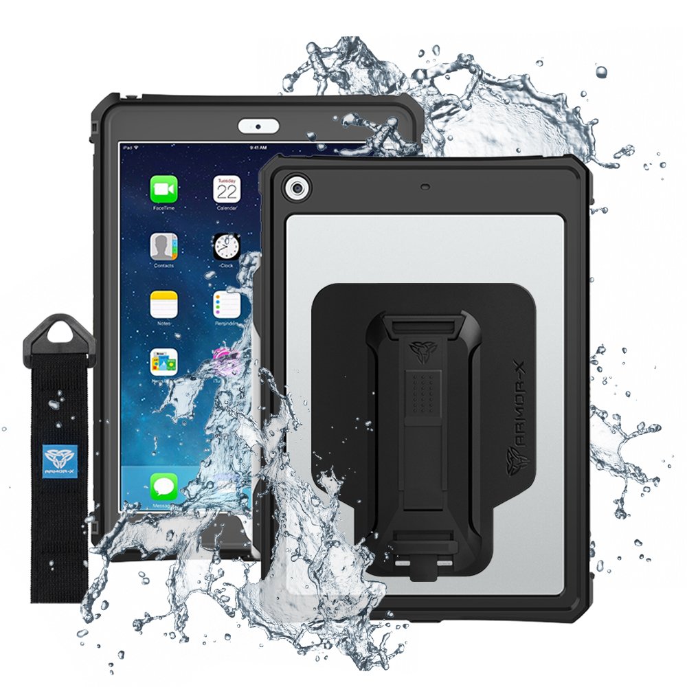 Coque MX Waterproof iPad 10.2 7th Gen (2019), Clear/Black