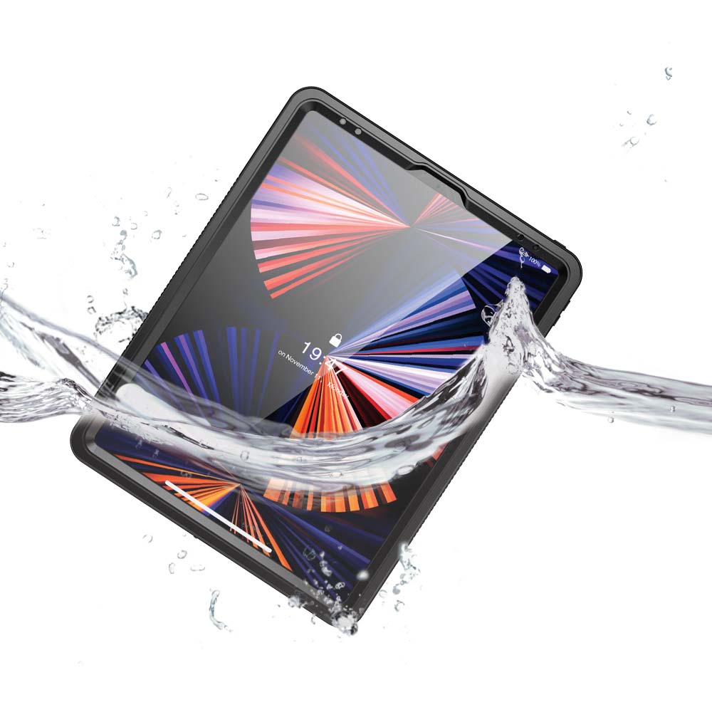 Coque MX Waterproof iPad Pro 12.9 5th Gen (2021), Clear/Black