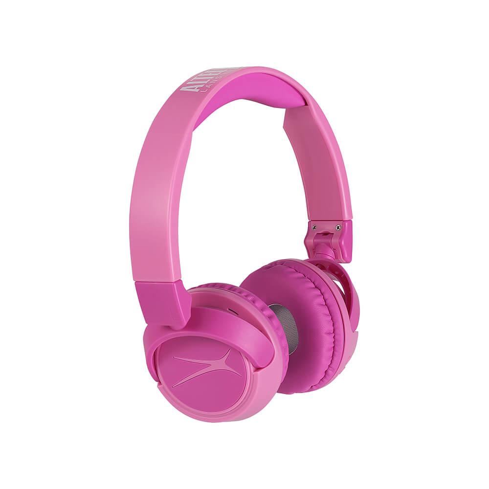 Casque sans fil On-Ear pour enfants 2-en-1, rose