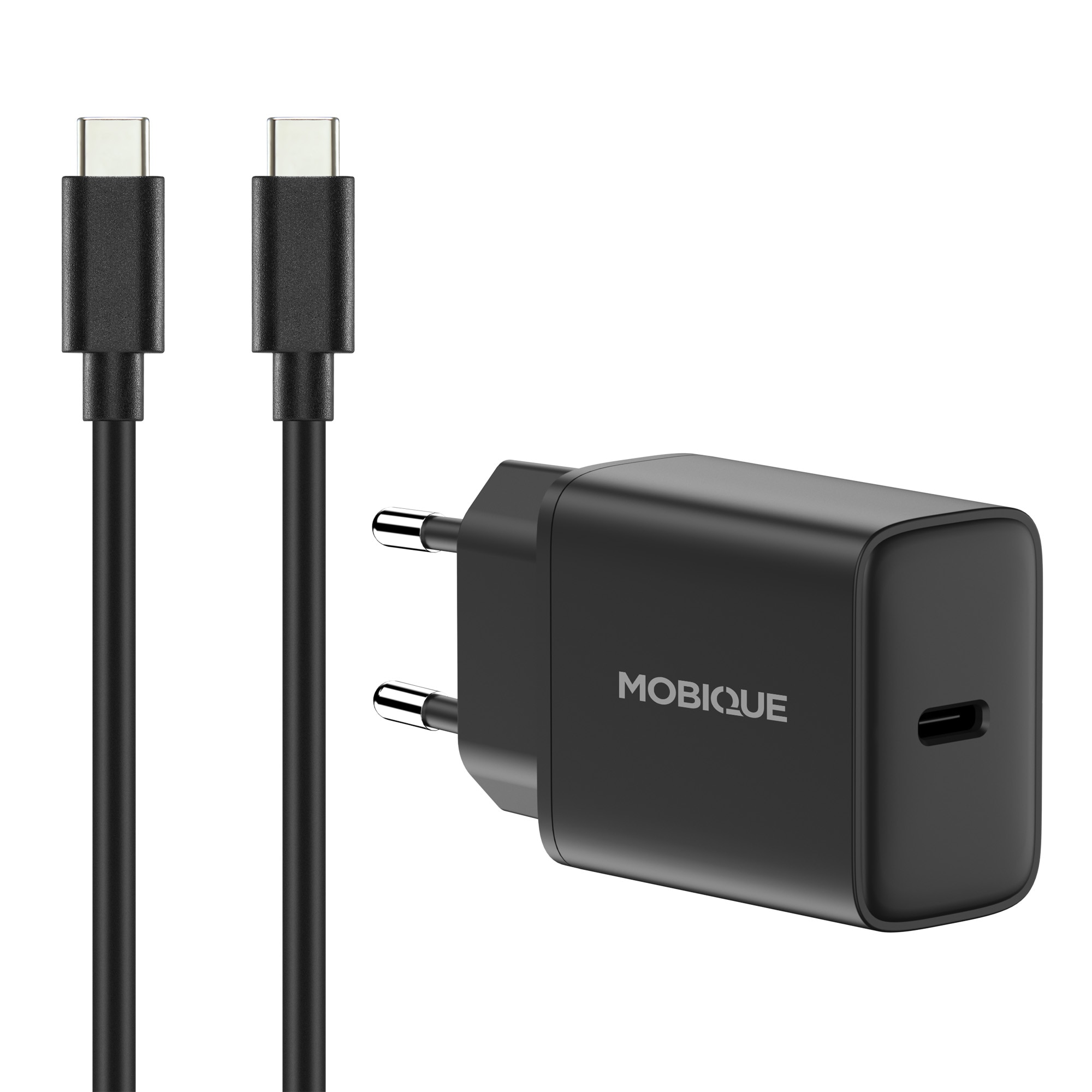 Chargeur complet Google Pixel 9a - Câble de 2m et chargeur USB-C Noir