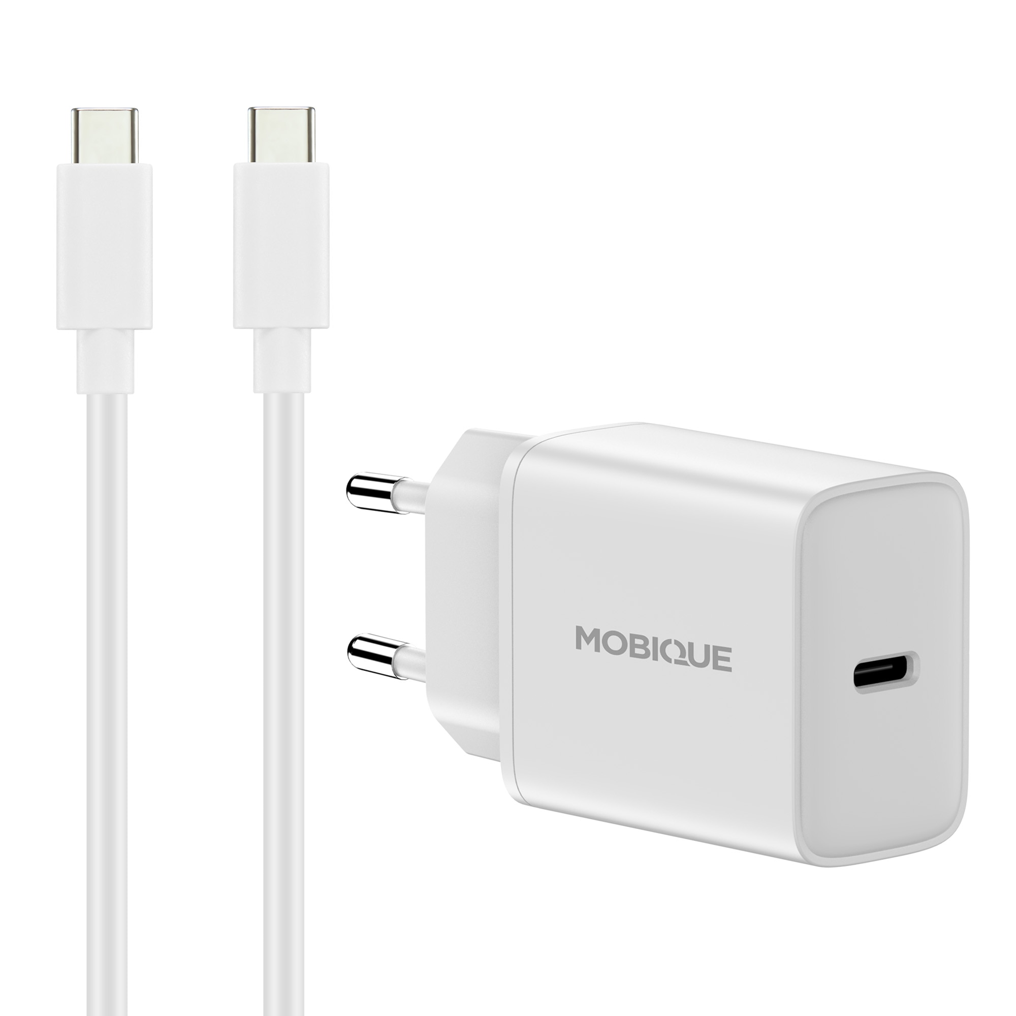 Chargeur complet Nothing Phone 3a Pro - Câble de 2m et chargeur USB-C Blanc