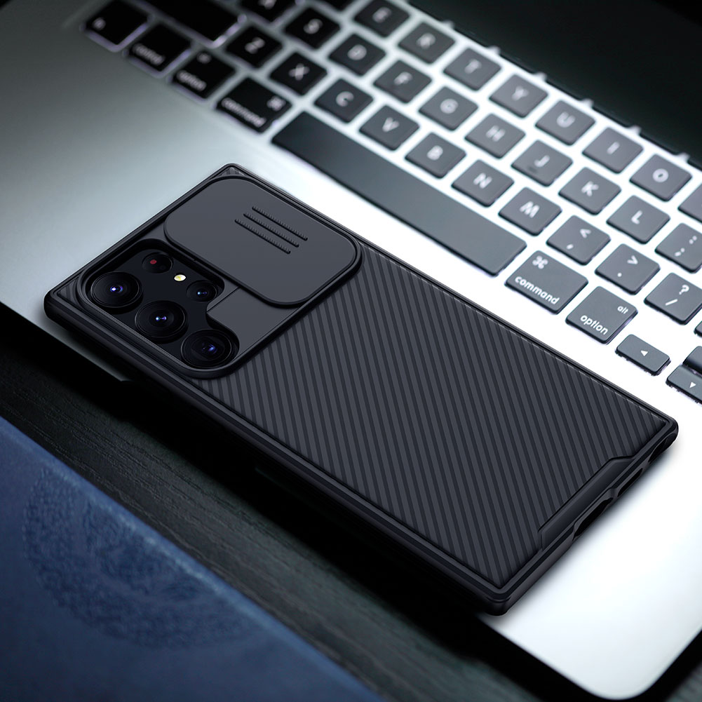 Coque CamShield Samsung Galaxy S23 Ultra, Noir