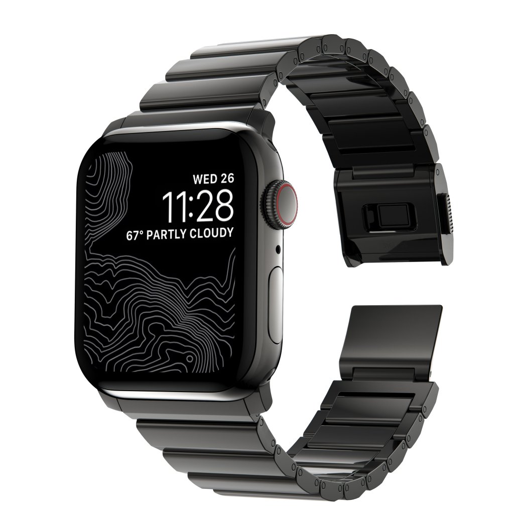 [Günstigster Preis] Nomad Steel Band Apple 38/40/41 Watch Graphite mm
