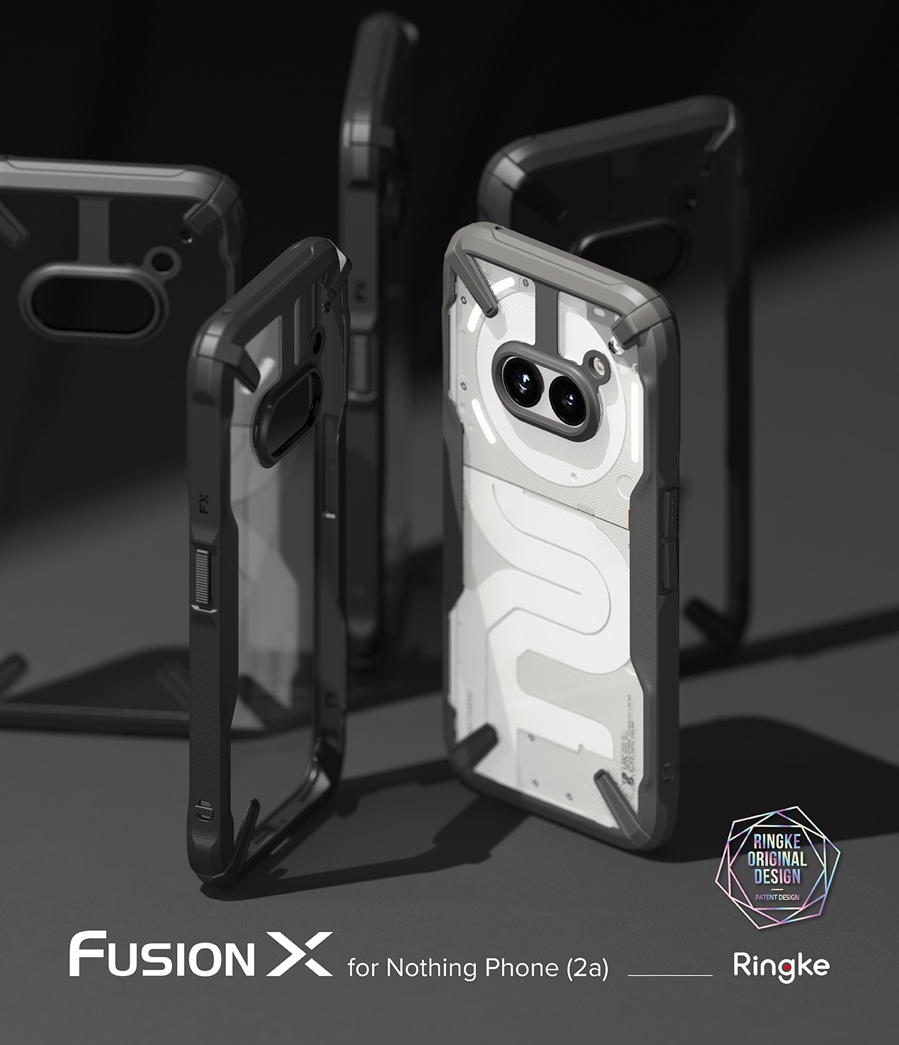 Coque Fusion X Nothing Phone 2a, Noir