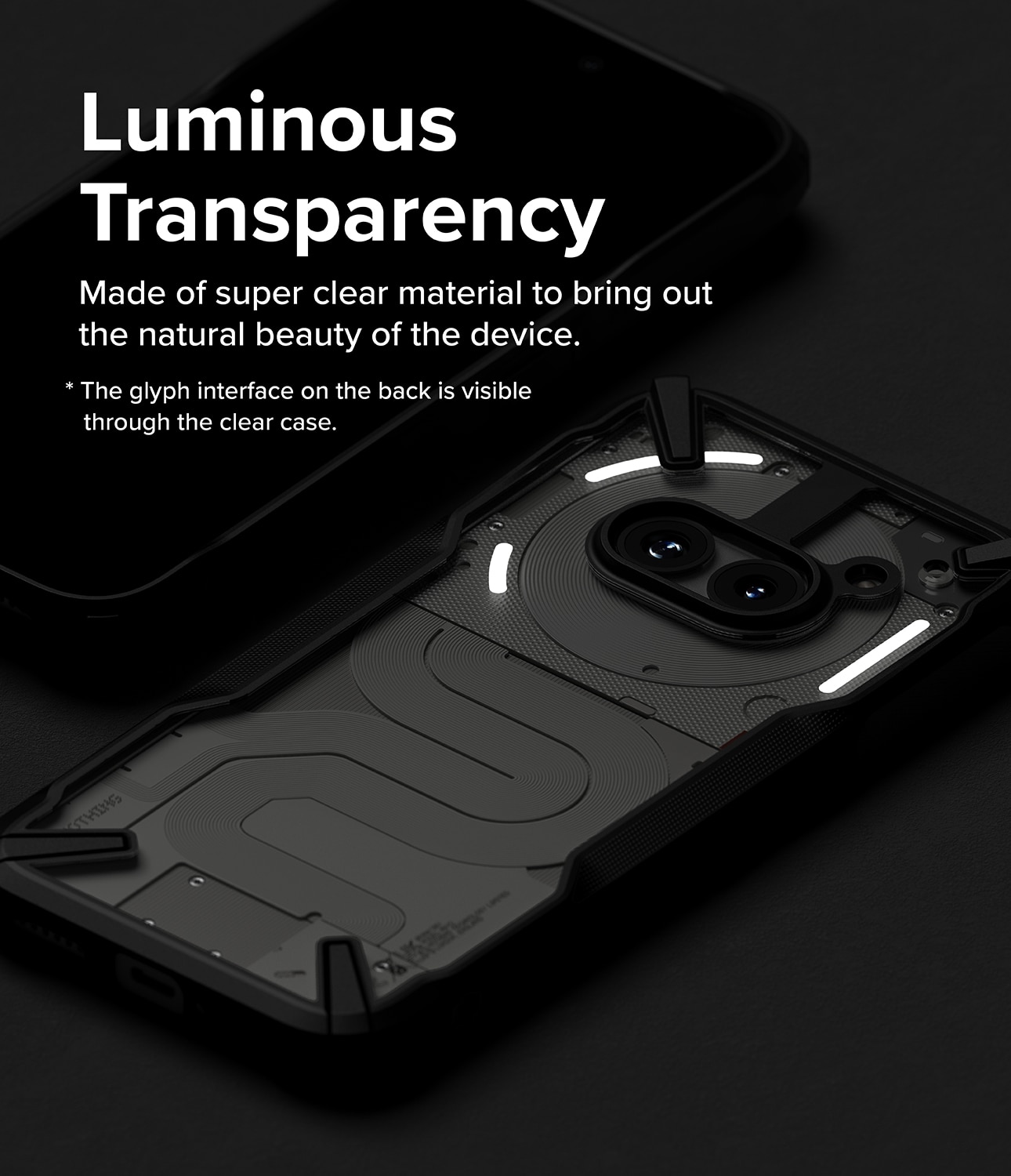 Coque Fusion X Nothing Phone 2a, Noir
