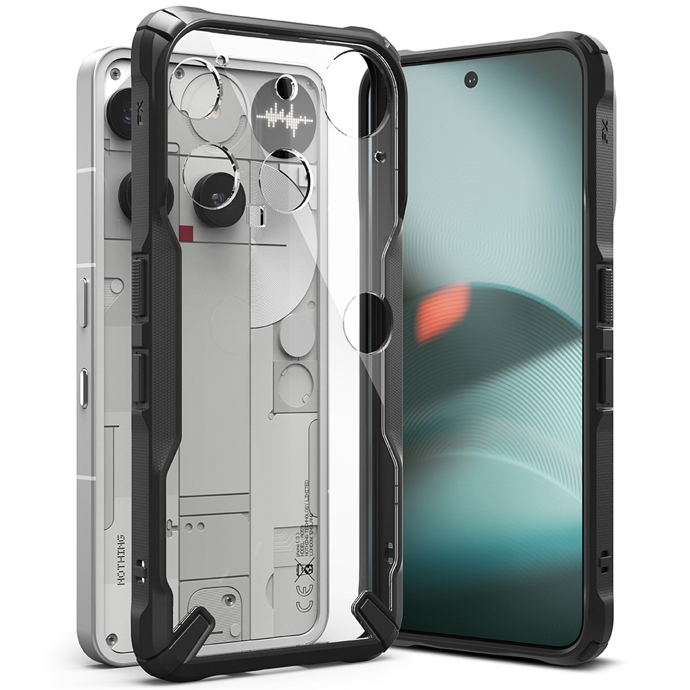 Coque Fusion X Nothing Phone 3, Noir