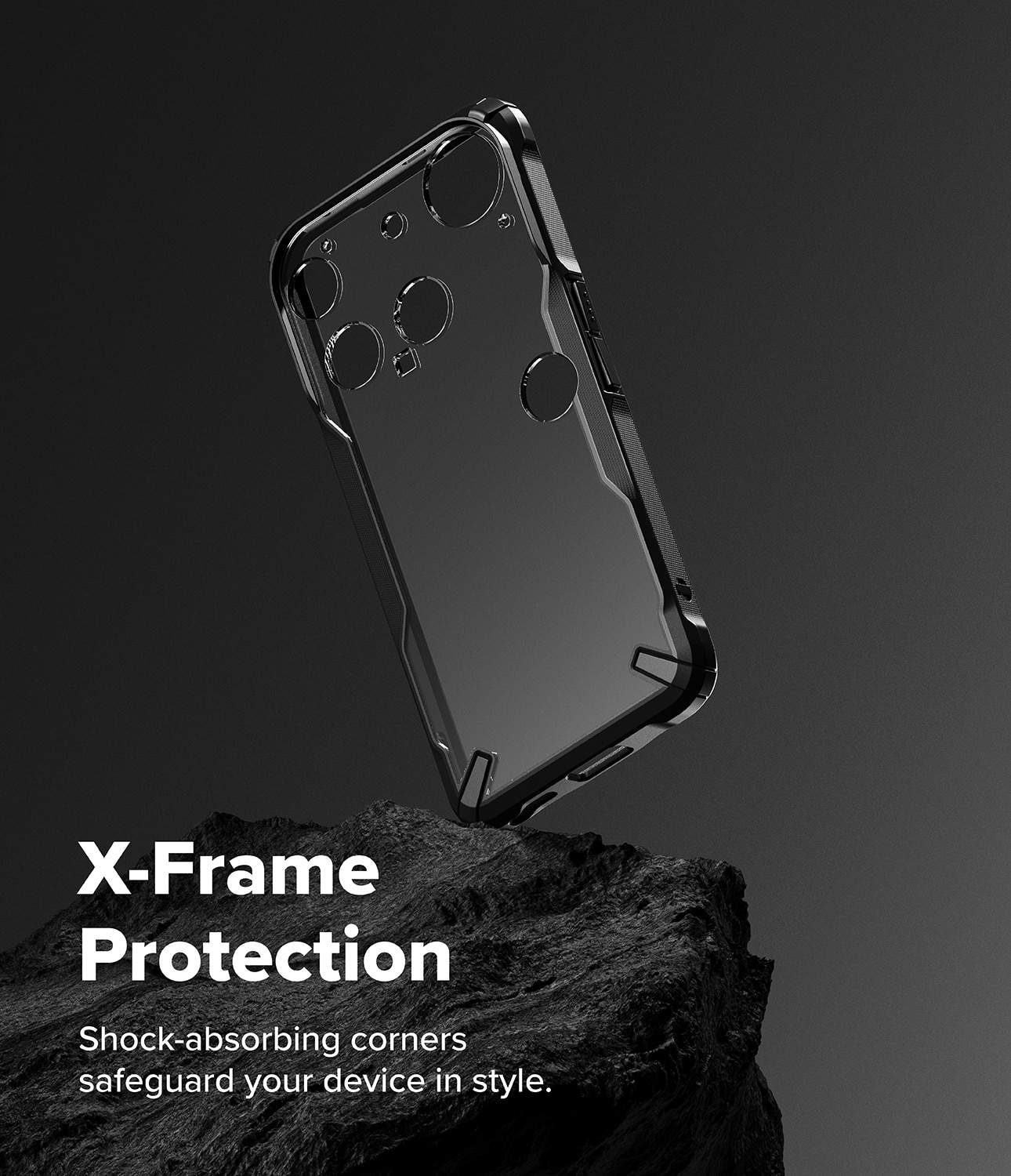 Coque Fusion X Nothing Phone 3, Noir