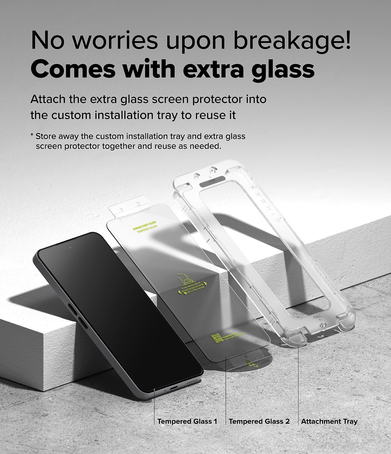 Easy Slide Glass (2 pièces) Nothing Phone 3a Pro