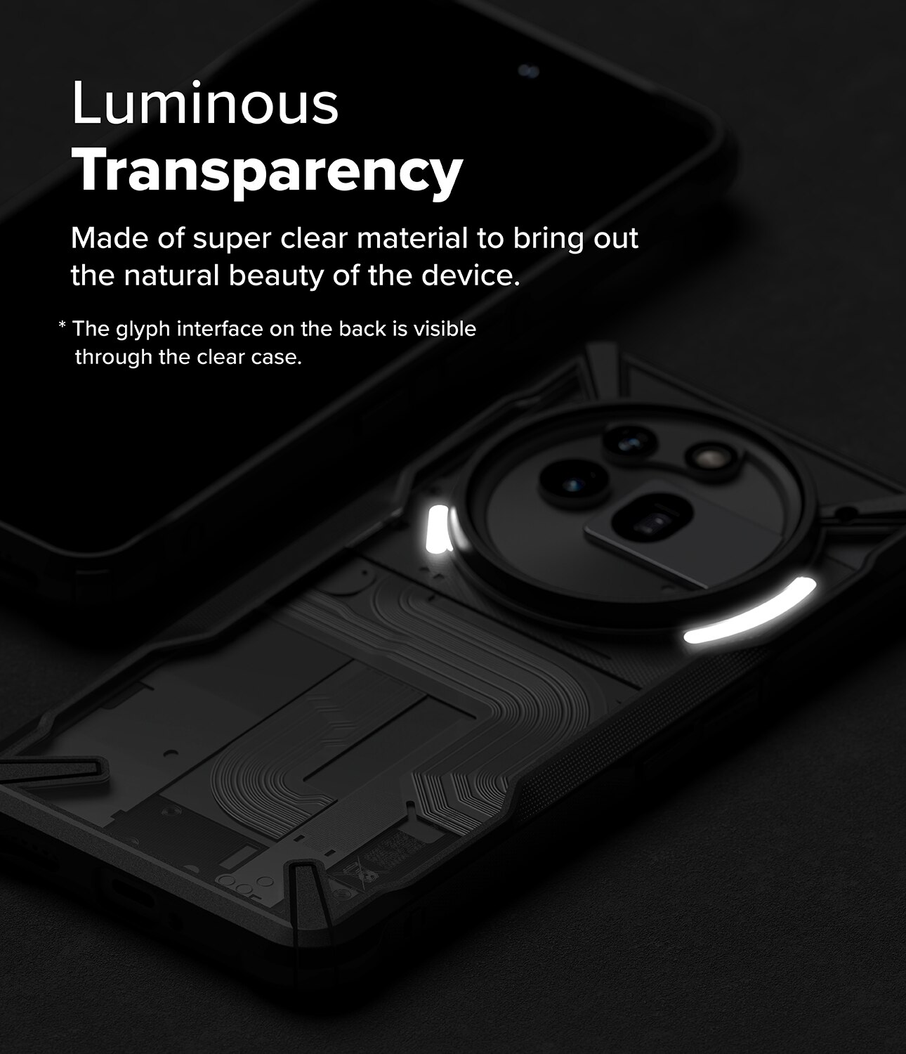 Coque Fusion X Nothing Phone 3a Pro, Noir