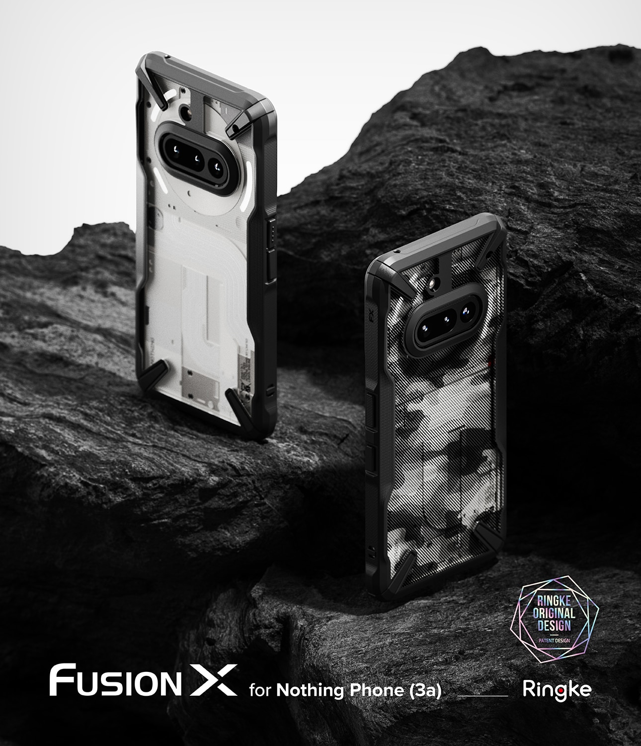 Coque Fusion X Nothing Phone 3a, Noir