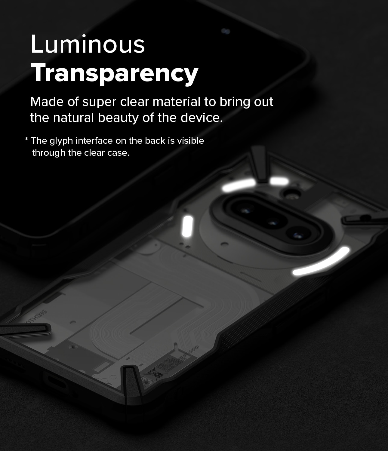 Coque Fusion X Nothing Phone 3a, Noir