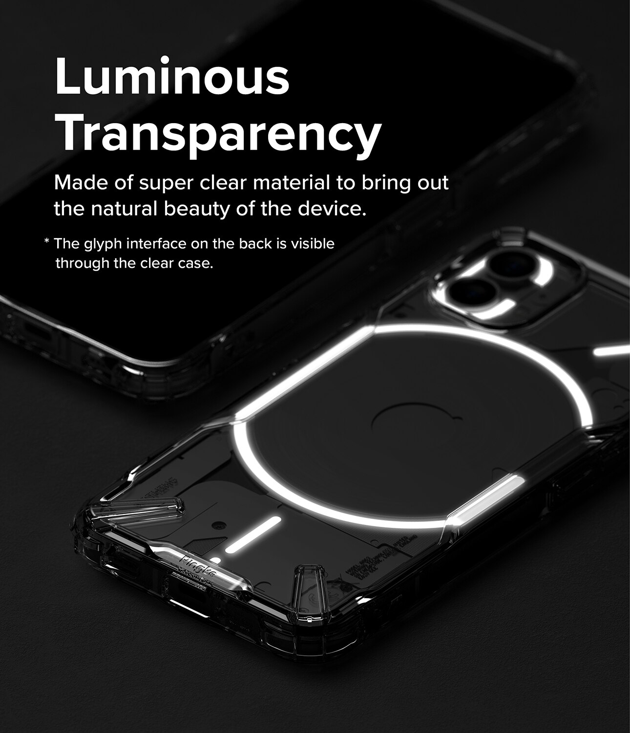 Coque Fusion X Nothing Phone 1, Transparent