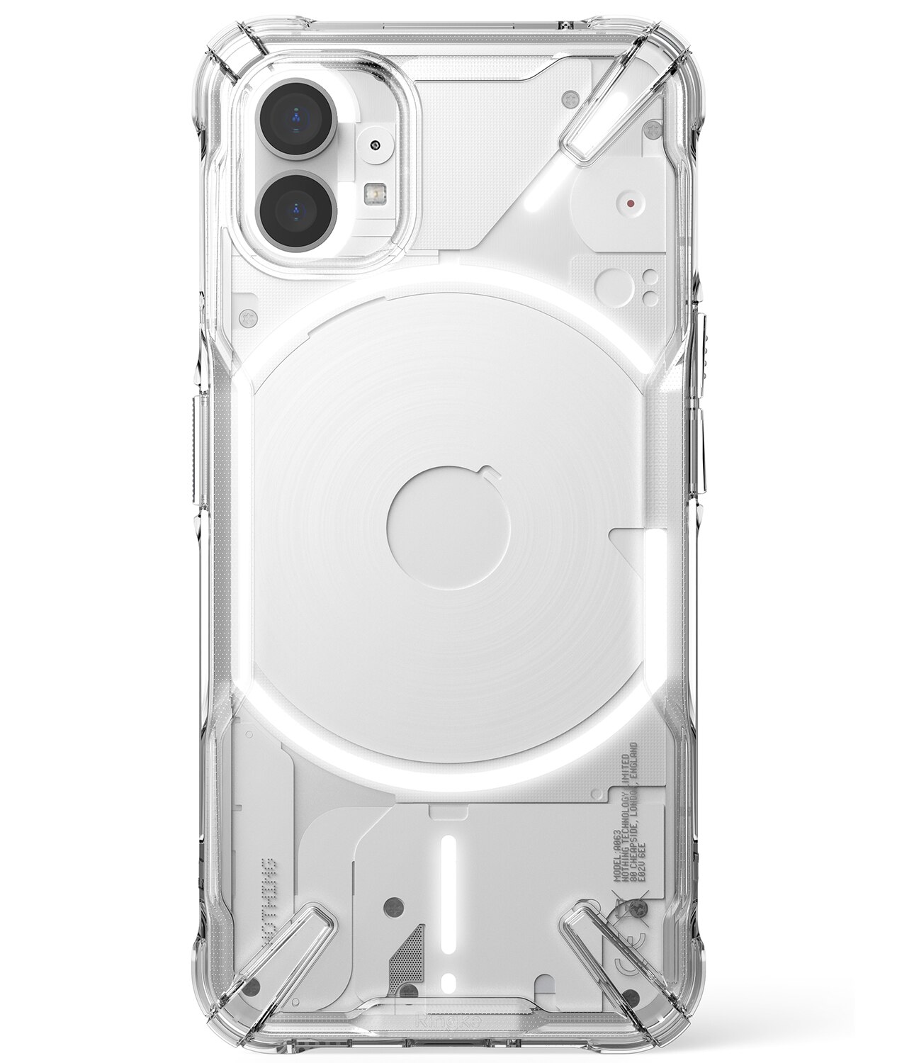 Coque Fusion X Nothing Phone 1, Transparent