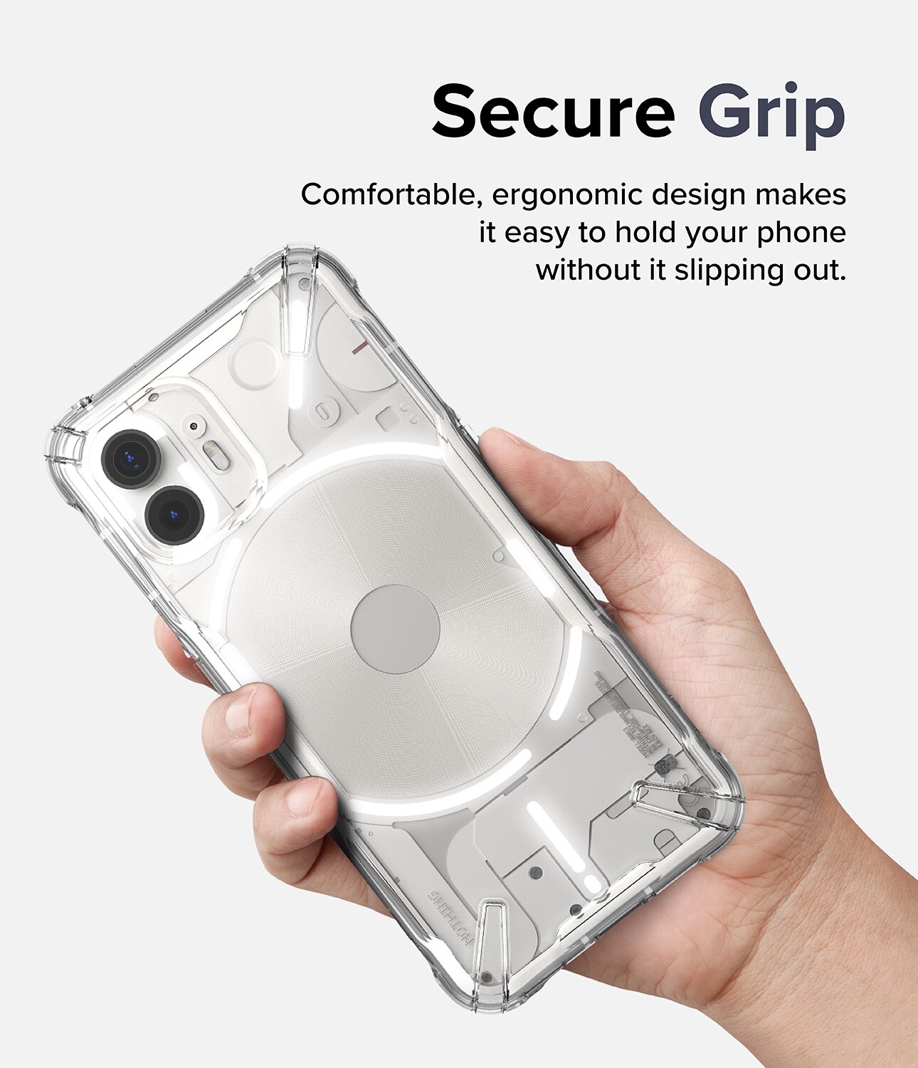 Coque Fusion X Nothing Phone 2, Transparent