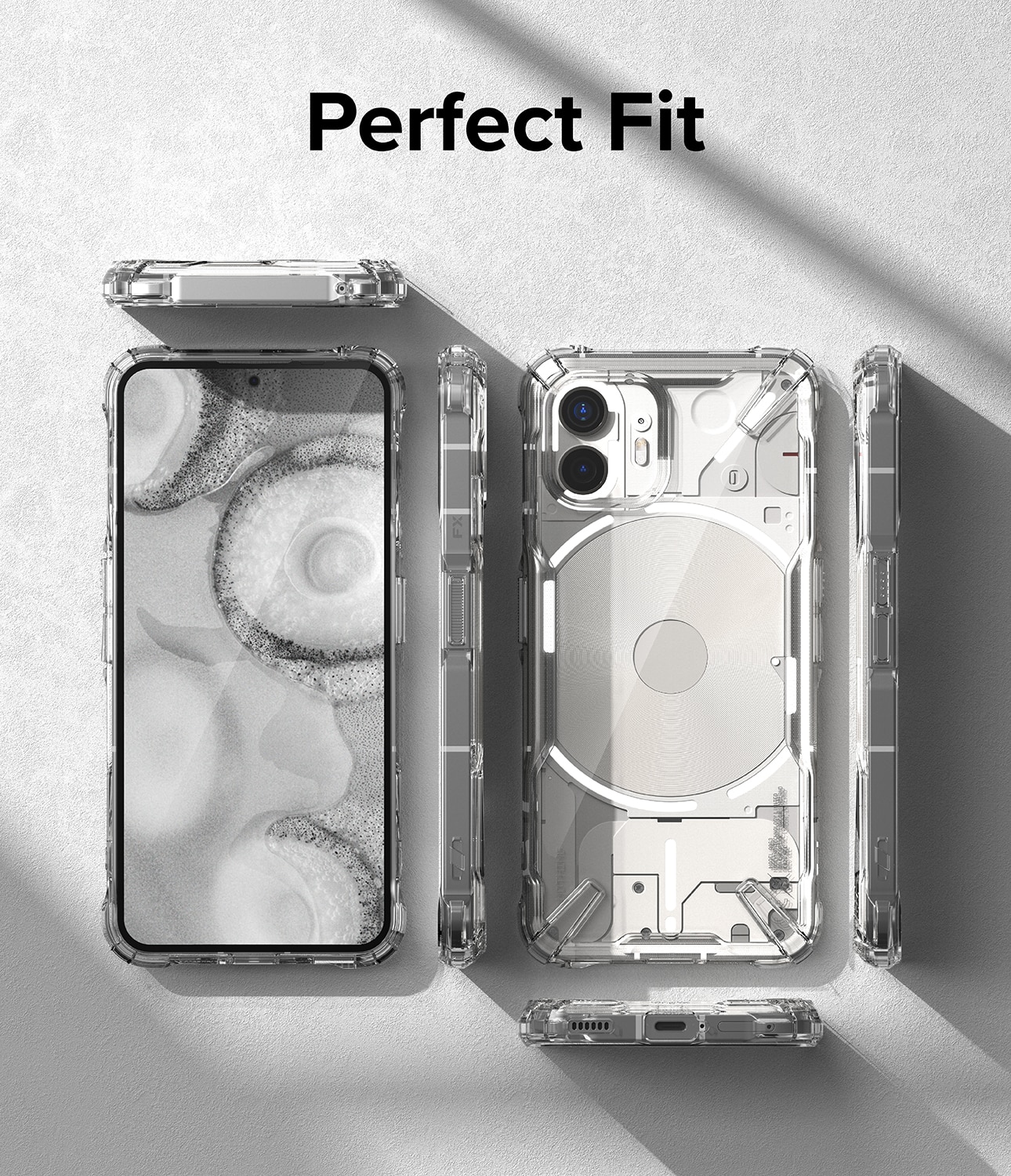 Coque Fusion X Nothing Phone 2, Transparent