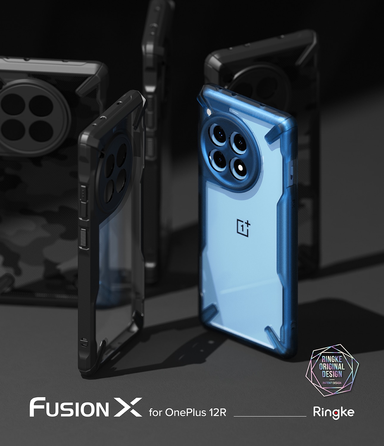 Coque Fusion X  OnePlus 12R, Noir
