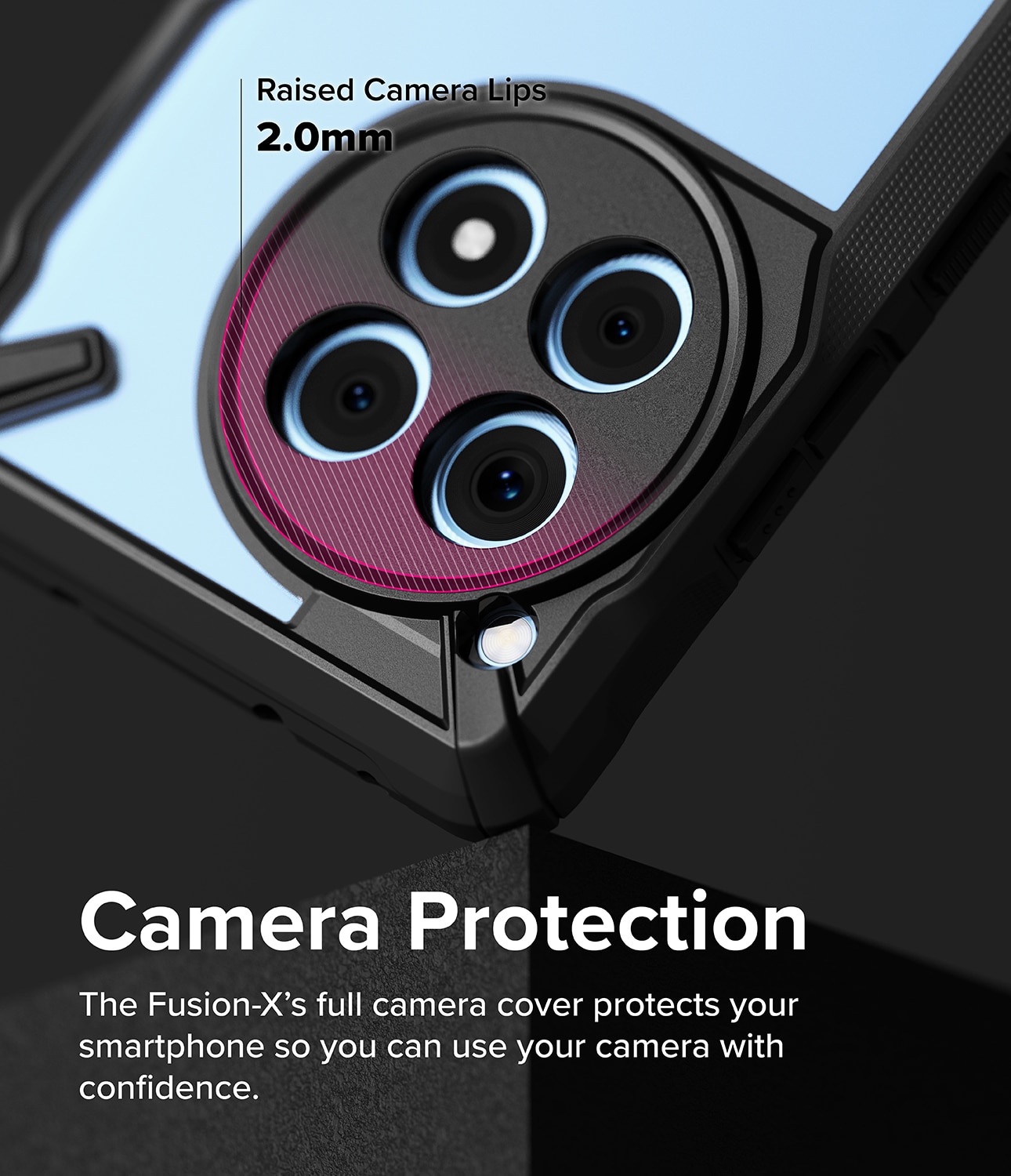 Coque Fusion X OnePlus 12R, noir