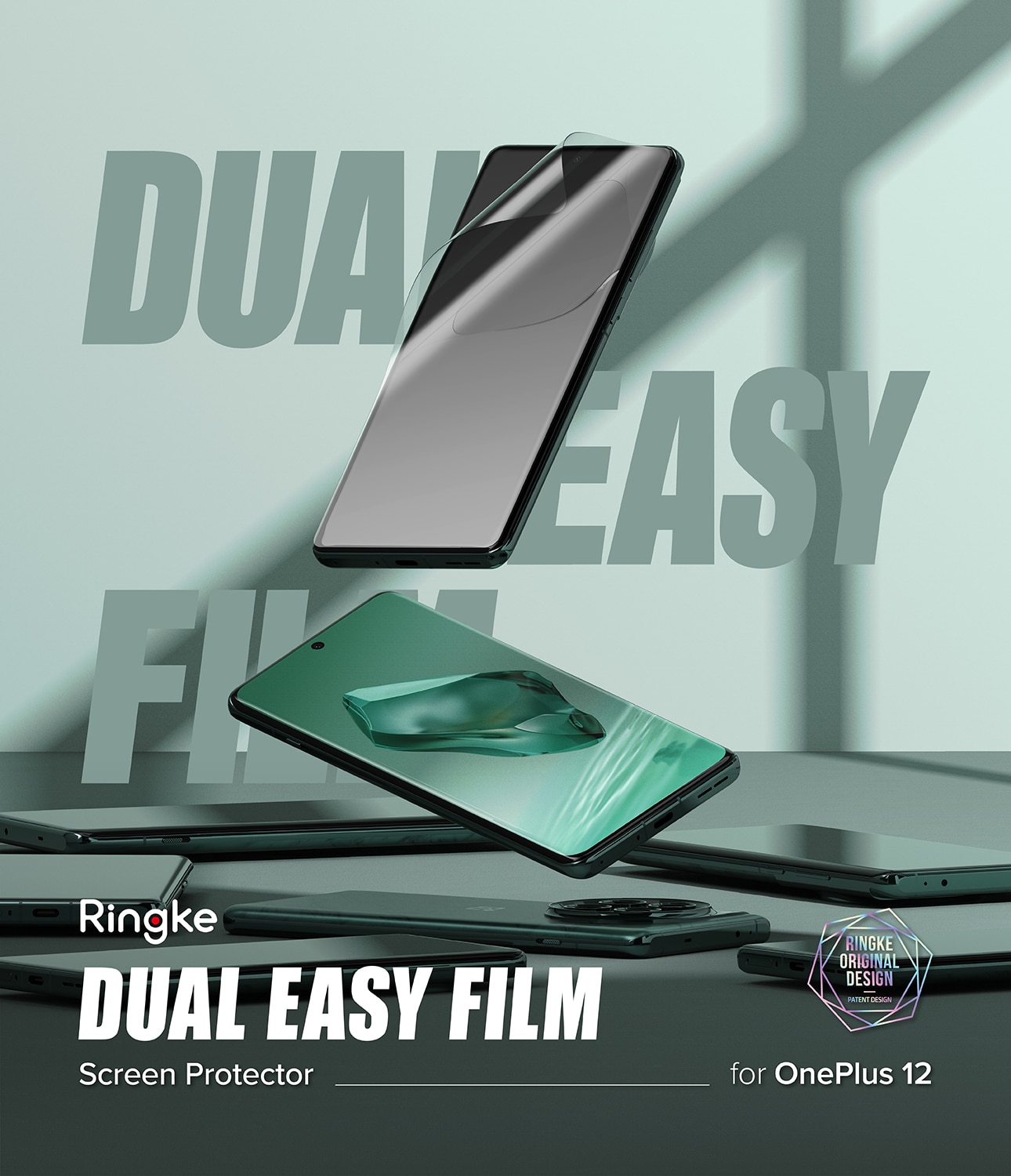Dual Easy Screen Protector (2 pièces)  OnePlus 12