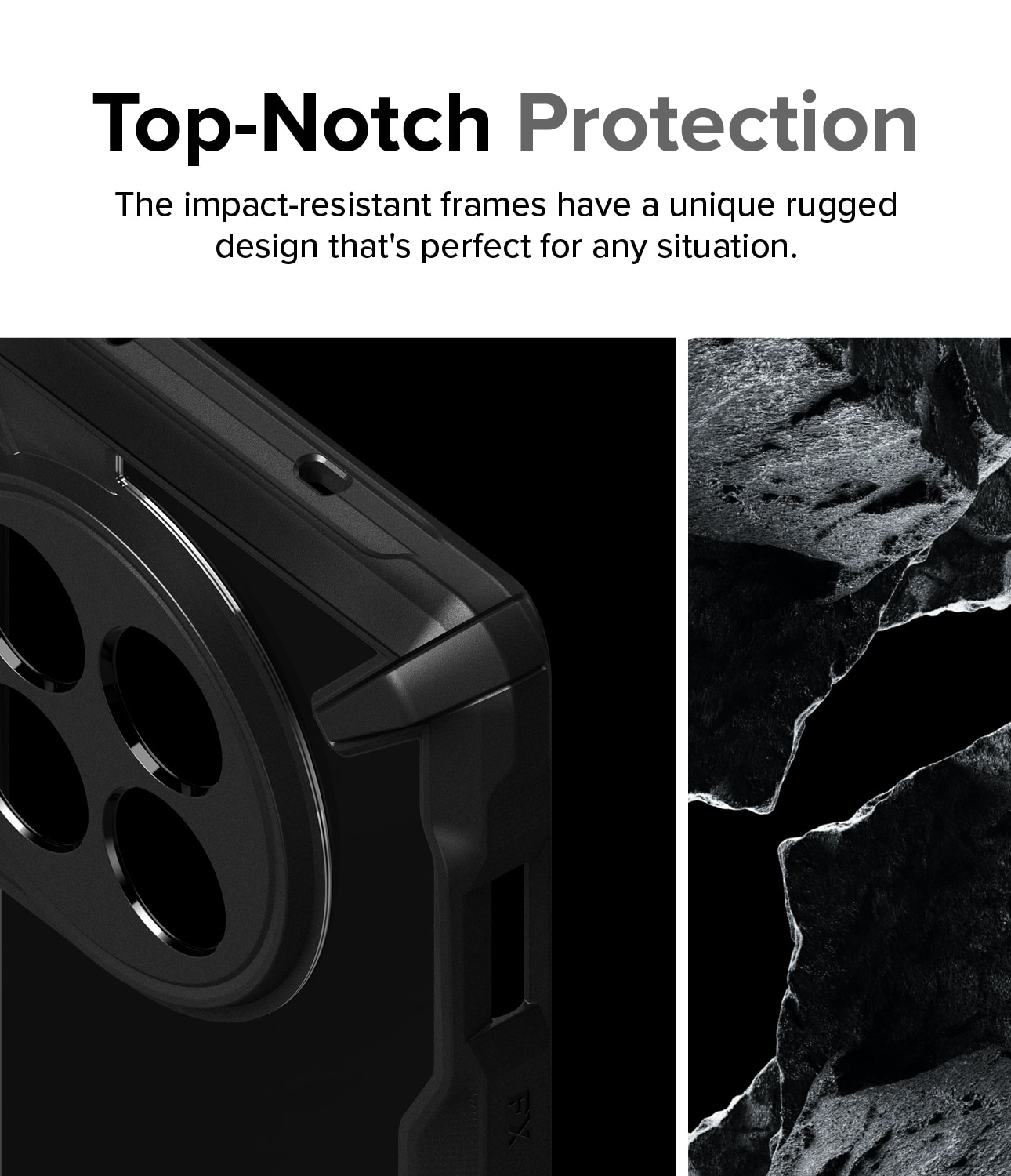 Coque Fusion X  OnePlus 12, Noir