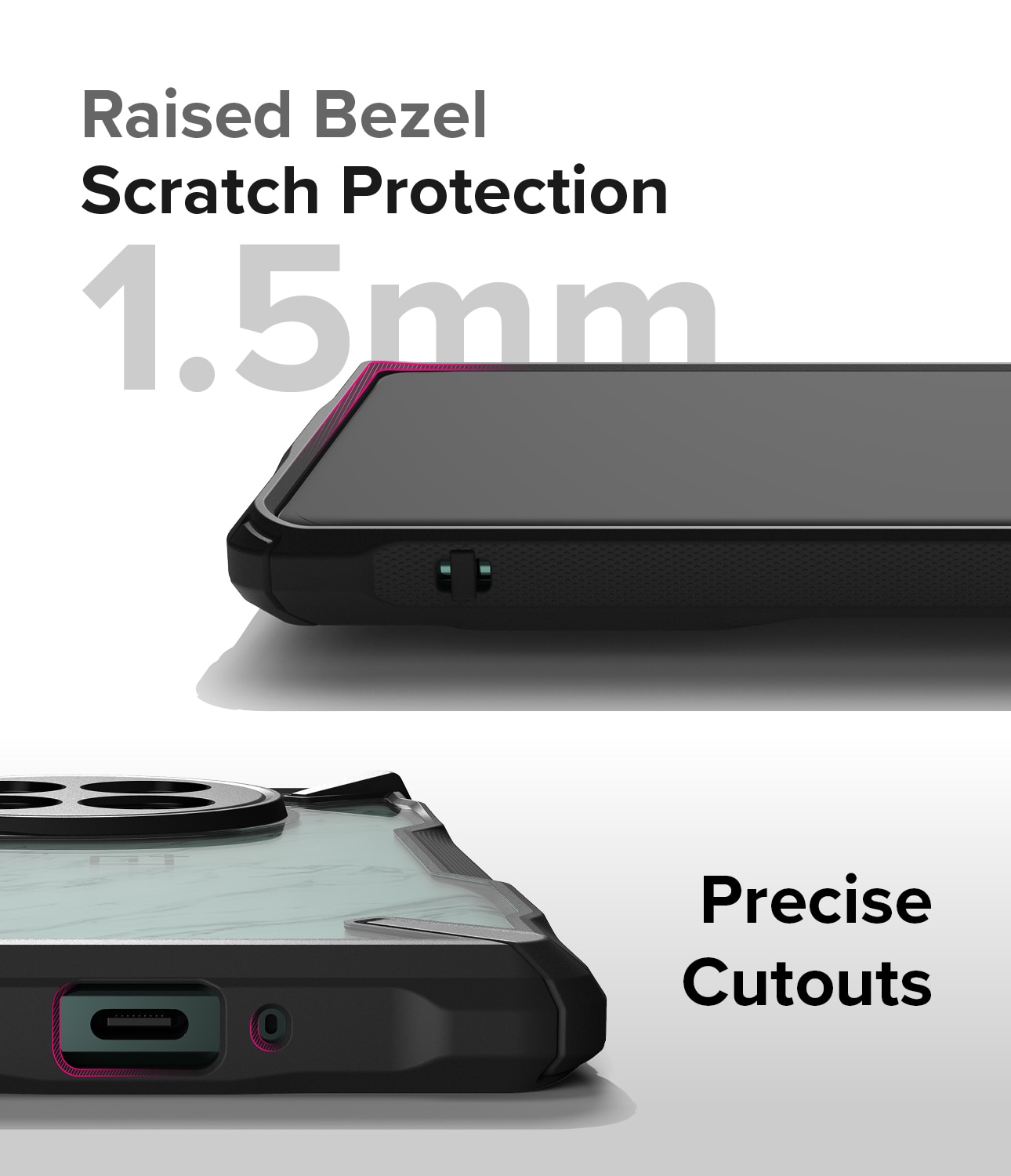 Coque Fusion X OnePlus 12, noir