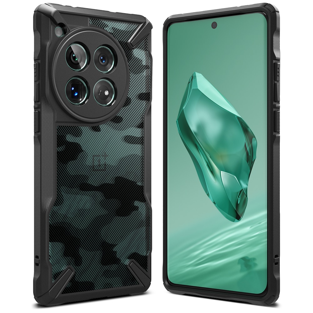 Coque Fusion X OnePlus 12, Camo Black