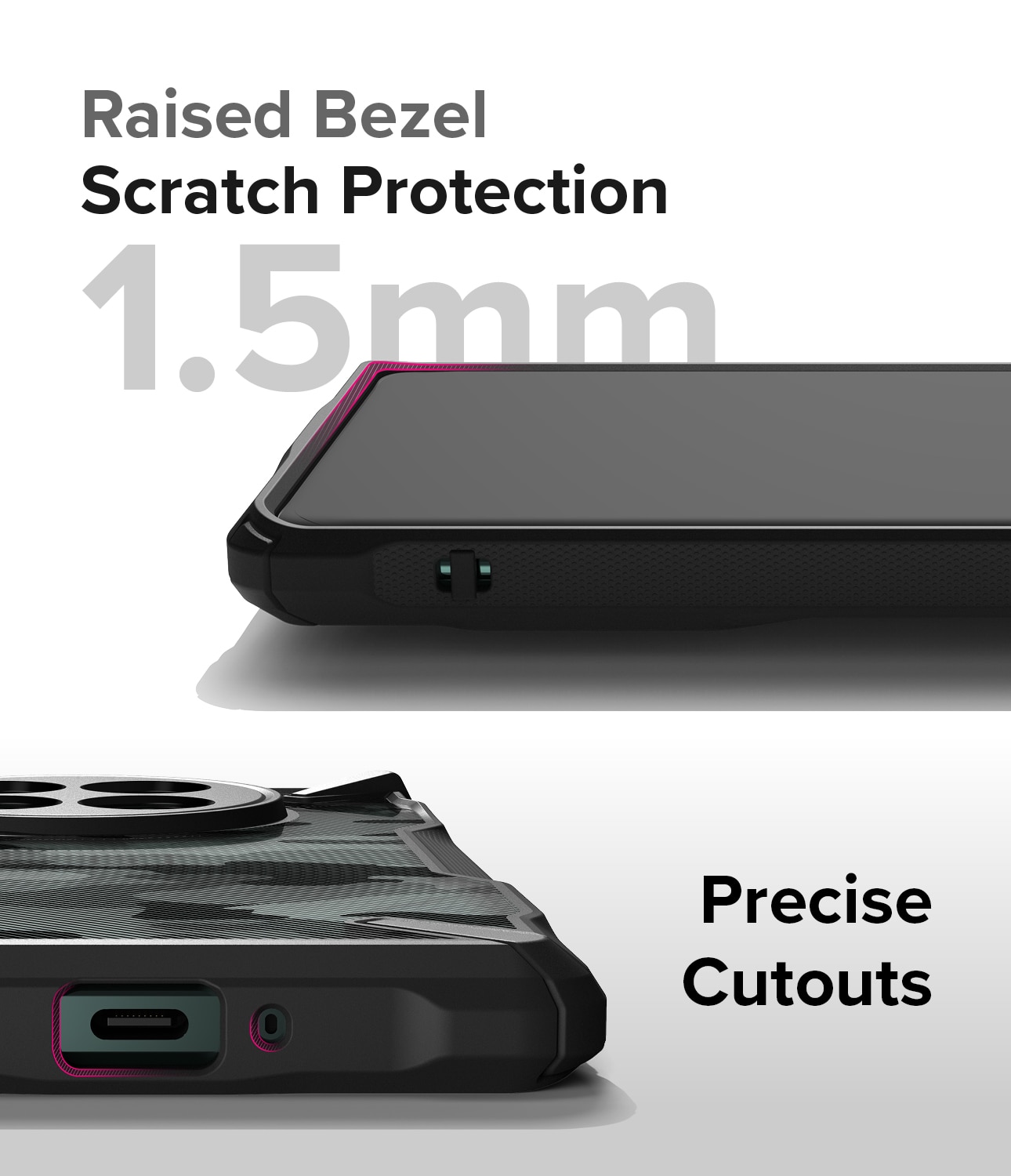 Coque Fusion X OnePlus 12, Camo Black