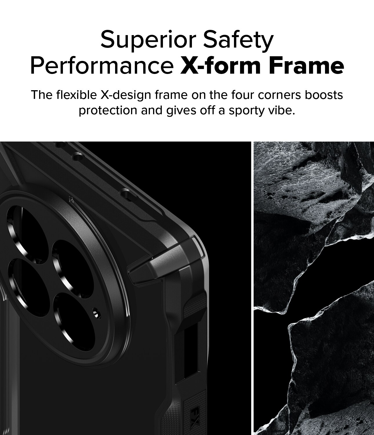 Coque Fusion X  OnePlus 13, Noir